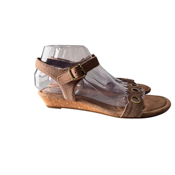 Koolaburra by UGG Womens Leira Heeled Buckle Sandal, Amphora, Size 9.5 - Picture 4 of 10